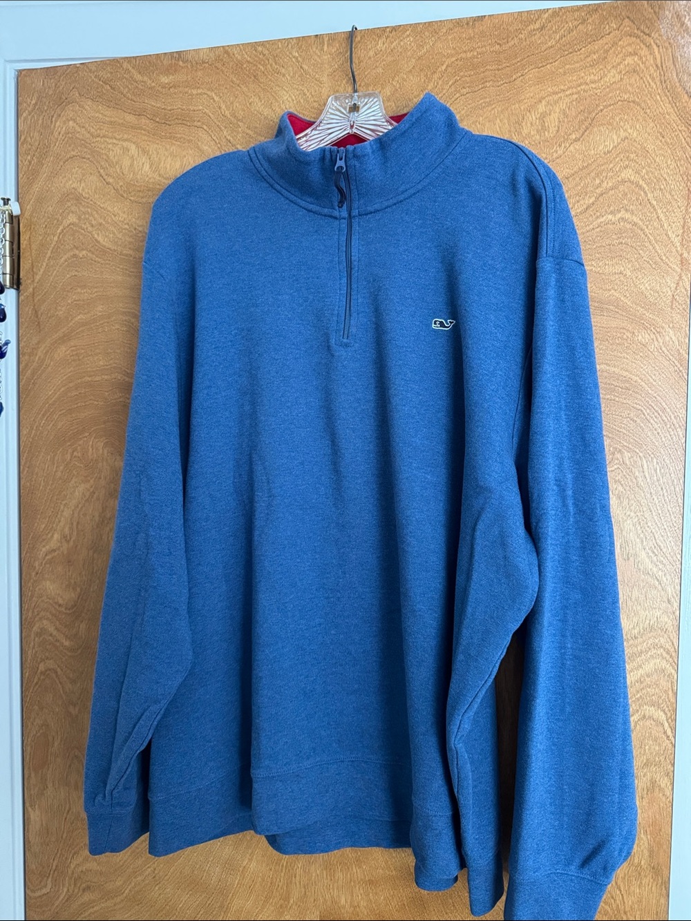 Vineyard Vines 🐳Men's Royal Blue Quarter-Zip Pullover